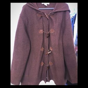 Jones New York boiled wool  hooded jackets 2x